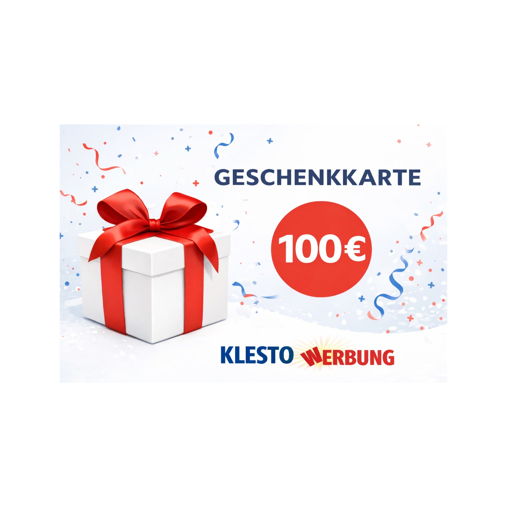 Geschenkgutscheine Klesto Werbung