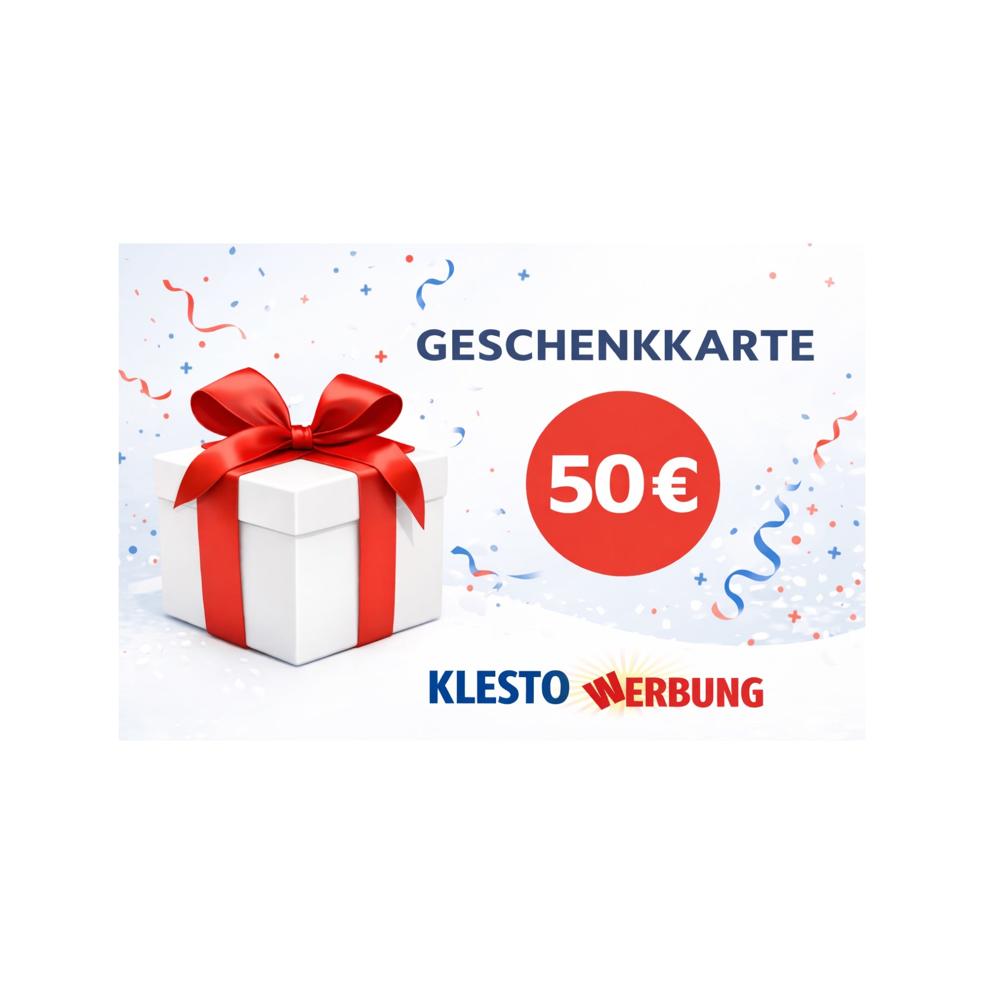 Geschenkgutscheine Klesto Werbung
